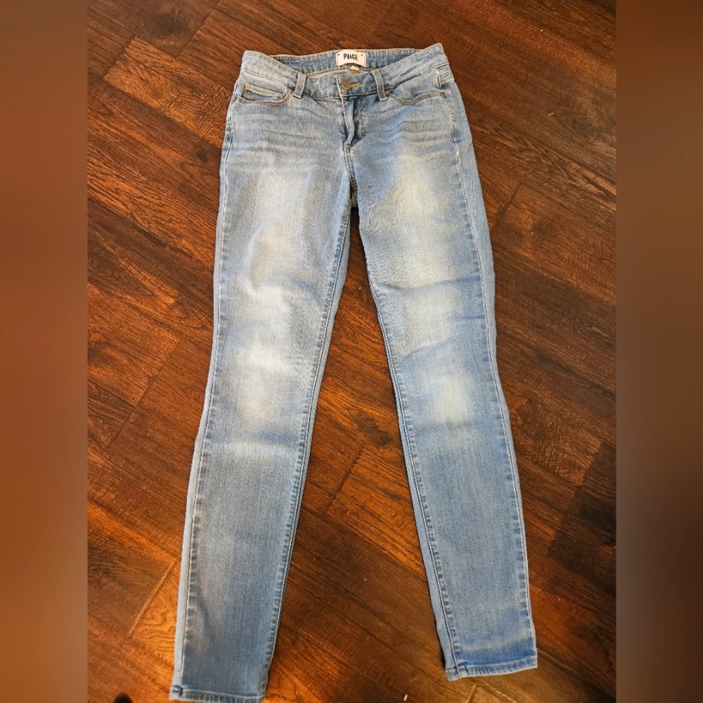 PAIGE Verdugo Ultra Skinny Jeans, light wash